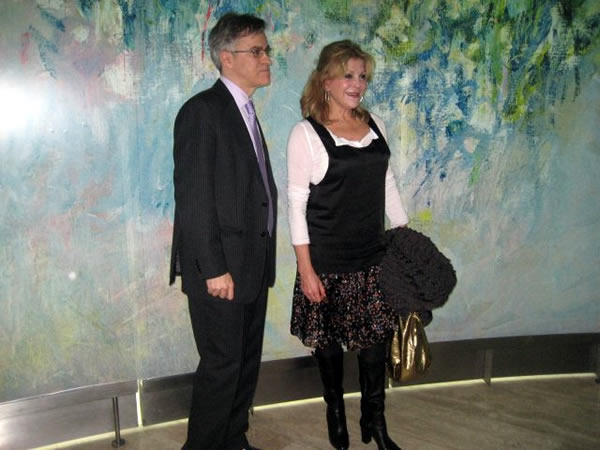 Baronesa+Carmen+Thyssen-Bornemisza+con+Guillermo+Salana,+en+el+Museo+Thyssen