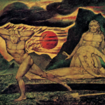 Caín huyendo del cadáver de Abel - William Blake