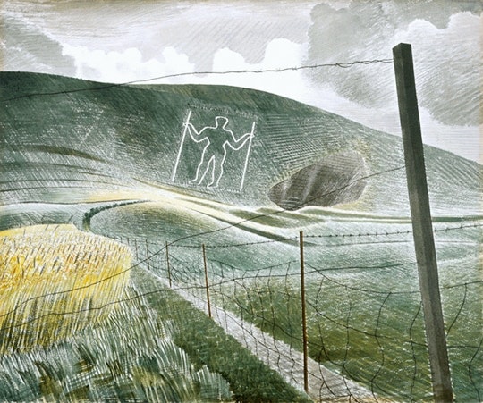  Wilmington Giant (1939) by Eric Ravilious - Source: The Public Domain