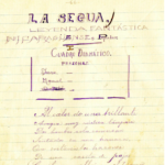 Manuscrito de Rubén Darío