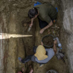 Parte de las excavaciones gestionadas por ACVSSR | Fotografía por Álvaro Minguito / Aranzadi