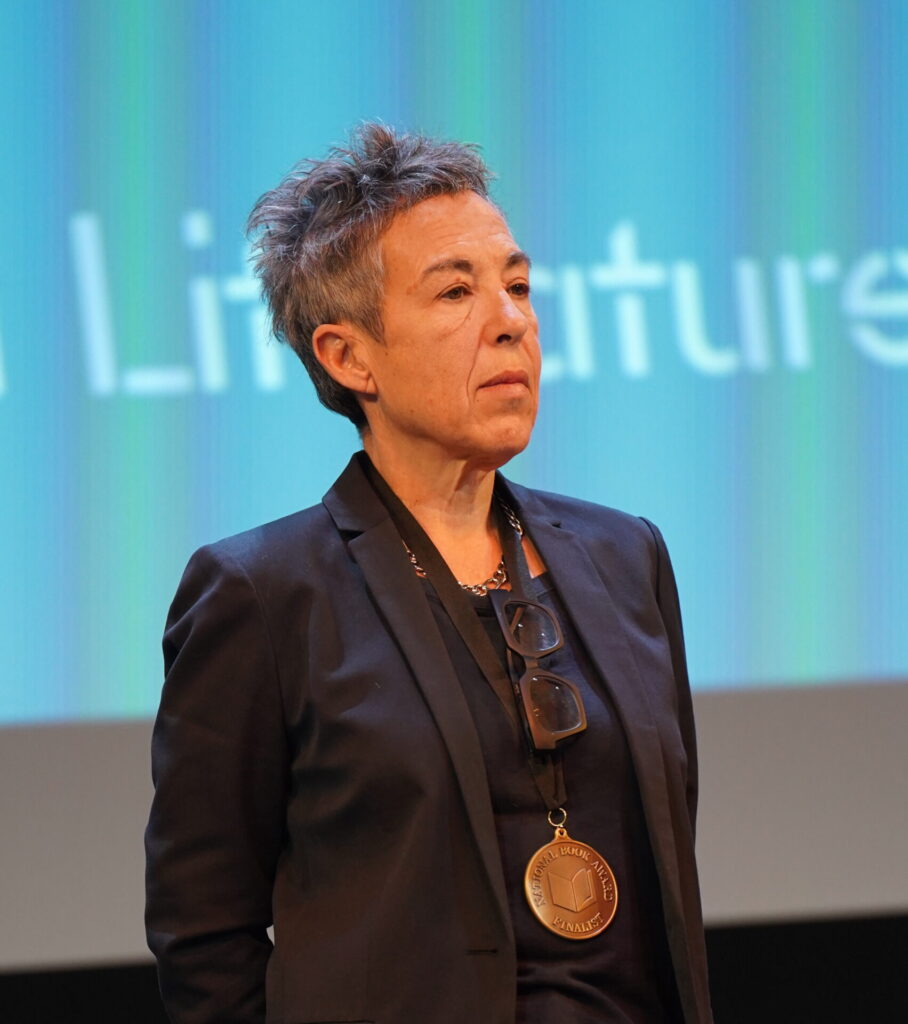 Gabriela_Cabezón_Cámara_at_the_2025_National_Book_Awards_reading_02_(cropped)